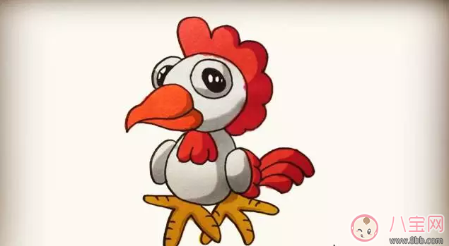 寶寶簡(jiǎn)筆畫  簡(jiǎn)單畫出大公雞