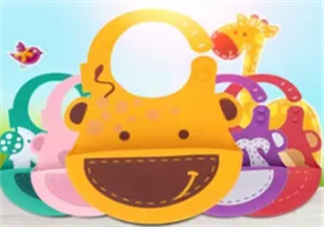 吃輔食再也不怕臟了 賈靜雯女兒咘咘同款硅膠可折疊圍兜