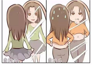 生娃前后對比漫畫 當媽前和當媽后對比圖片