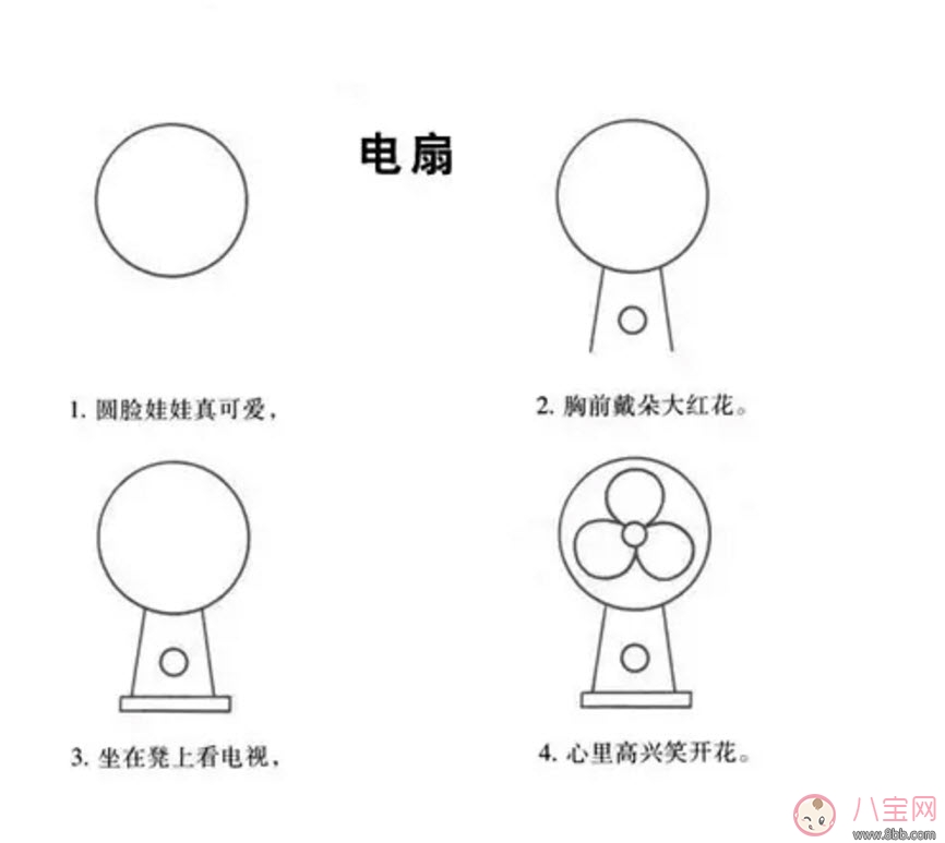 甜馨認真畫簡筆畫 簡筆畫的入門畫法