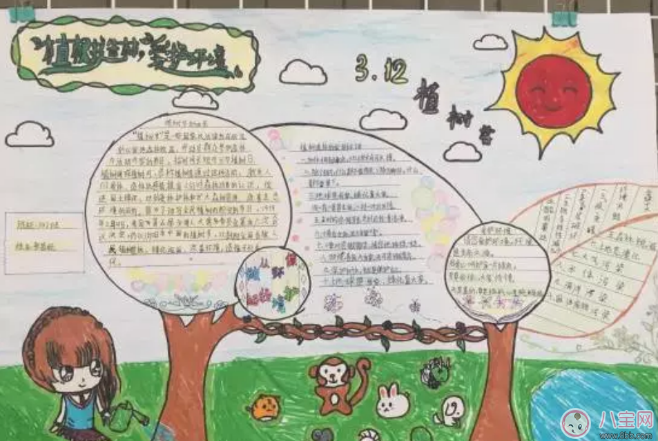 2018漂亮的植樹(shù)節(jié)手抄報(bào)內(nèi)容 植樹(shù)節(jié)手抄報(bào)圖片大全 