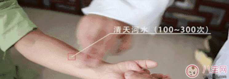 小兒風濕熱型濕疹推拿方法 寶寶風濕熱型濕疹推拿按摩圖解