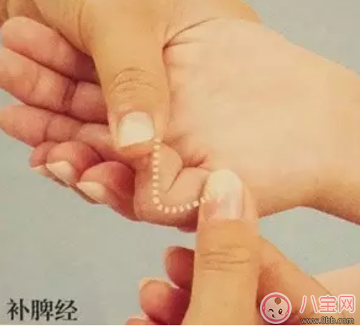 小兒補脾推拿手法 寶寶補脾經推拿按摩手法圖解