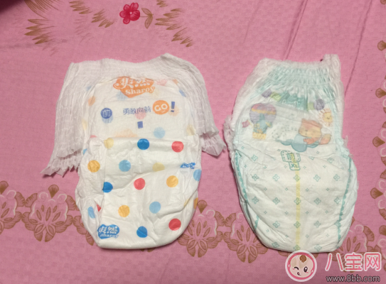 爽然拉拉褲和紙尿褲大小一樣嗎 爽然拉拉褲和紙尿褲對比圖片