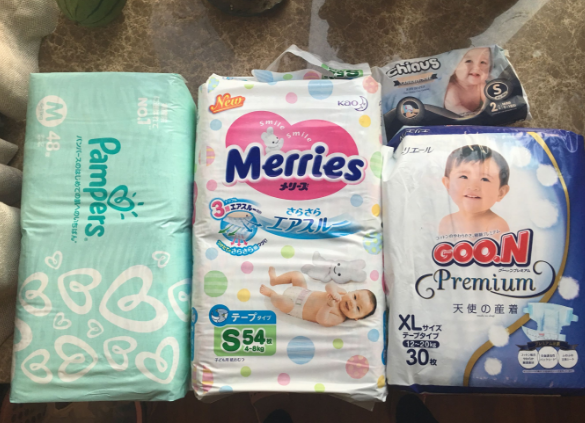 大王天使和花王幫寶適雀氏紙尿褲對比測評2018