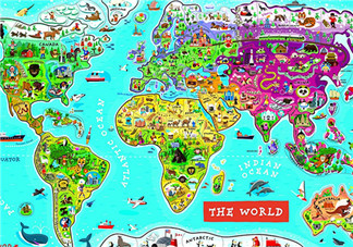 法國janod木質(zhì)磁性貼世界拼圖怎么樣 多大的寶寶適合玩法國janod木質(zhì)磁性貼世界拼圖