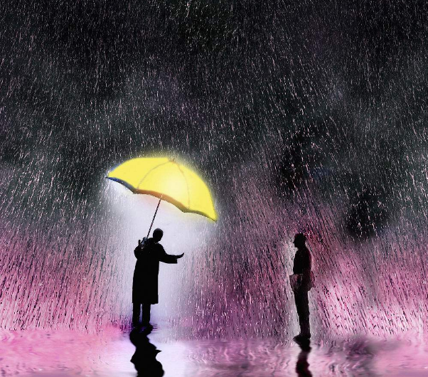 下大雨全身淋濕的說說 狂風暴雨被淋濕一身的句子