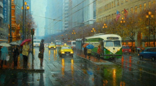 2018描寫淋雨的心情說說 下雨被淋濕一身的句子說說朋友圈