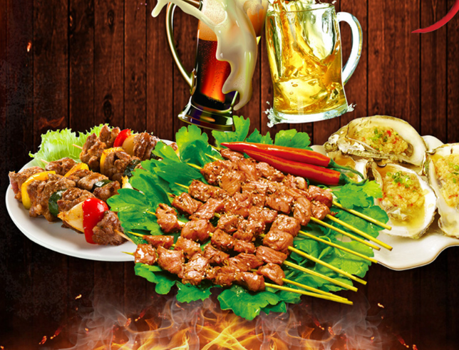 深夜吃燒烤的心情說說 大晚上吃燒烤的經典句子短語