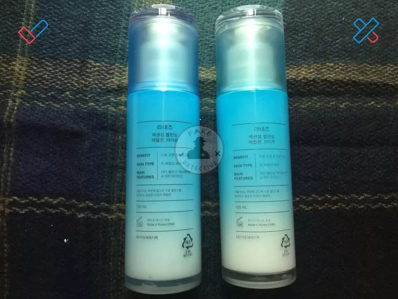 蘭芝保濕乳真假鑒別方法 蘭芝保濕乳真假圖片對比