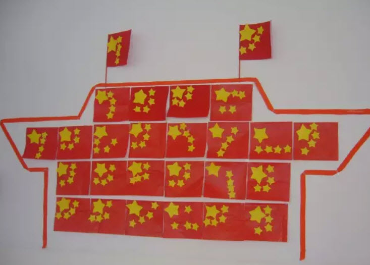 幼兒園國(guó)慶節(jié)手工環(huán)創(chuàng)2018 幼兒園國(guó)慶節(jié)主題墻環(huán)境吊飾圖片