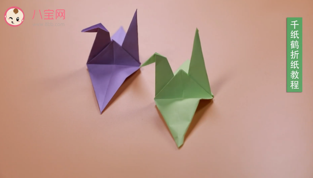 千紙鶴折紙視頻    千紙鶴折紙步驟圖
