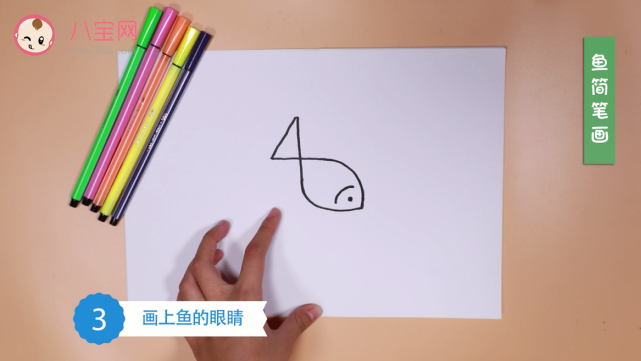 小魚簡筆畫視頻教程  魚的簡筆畫步驟圖