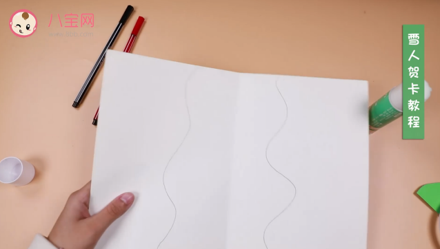 圣誕節雪人賀卡視頻教程  雪人賀卡制作步驟