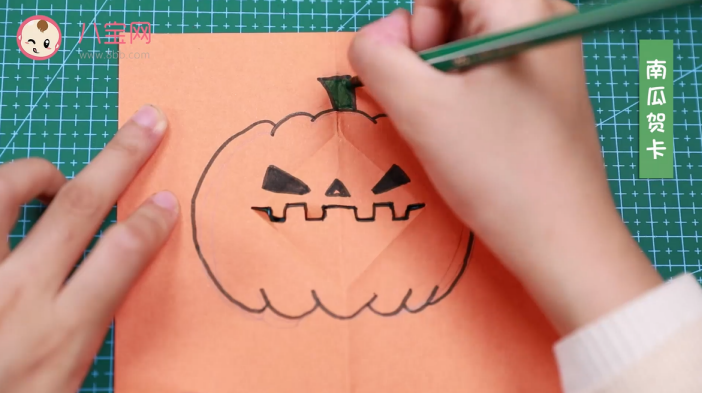 南瓜賀卡視頻教程   南瓜賀卡制作步驟
