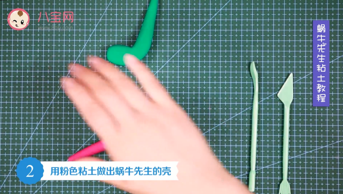 蝸牛先生粘土視頻教程 蝸牛粘土制作方法