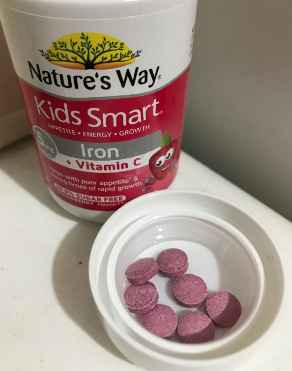 Natures Way佳思敏寶寶補鐵咀嚼片怎么樣 Natures Way寶寶補鐵咀嚼片試用測評