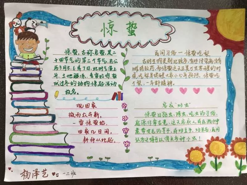 2019驚蟄手抄報圖片 關于驚蟄手抄報內容 2019驚蟄手抄報圖片 關于驚蟄手抄報內容