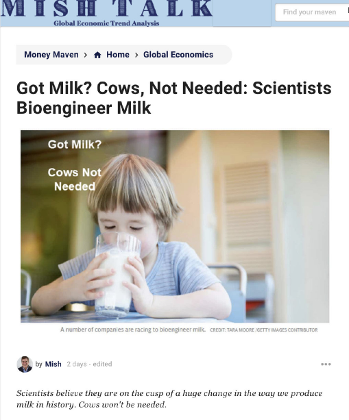 人造奶需要奶牛嗎 人造奶是什么