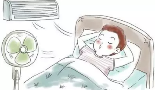 吹了一夜空調說說朋友圈 吹了一夜空調頭暈拉肚子感受