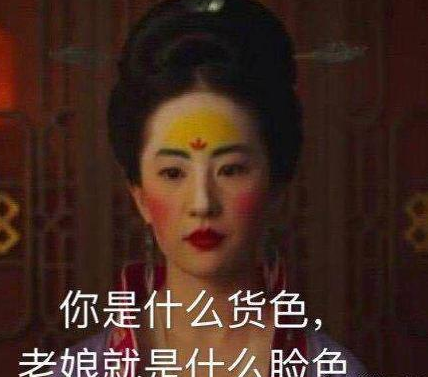 劉亦菲花木蘭表情包圖片 劉亦菲花木蘭妝容圖