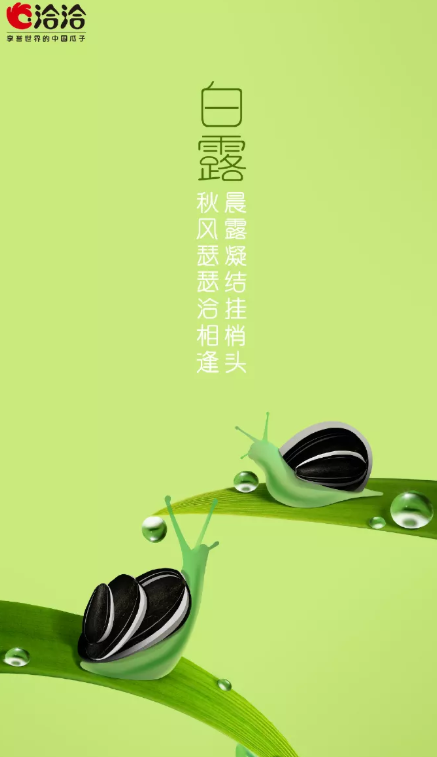 白露海報文案大全2019 白露節氣創意海報