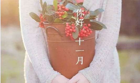 十月再見十一月你好句子帶圖片 十月再見十一月你好朋友圈說說