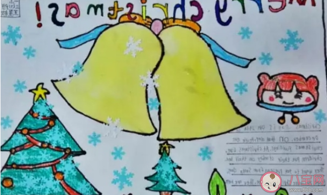 2019圣誕節好看簡單的手抄報大全 圣誕節漂亮簡單的手抄報模板圖片