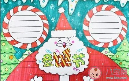 2019圣誕節手抄報圖片大全 簡單漂亮圣誕節手抄報內容