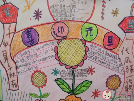 2020元旦節(jié)簡(jiǎn)單漂亮手抄報(bào)大全 元旦節(jié)手抄報(bào)內(nèi)容資料圖片素材