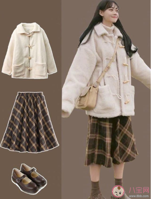 冬季最火時尚單品羊羔毛外套穿搭造型 羊羔毛外套怎么穿搭好看