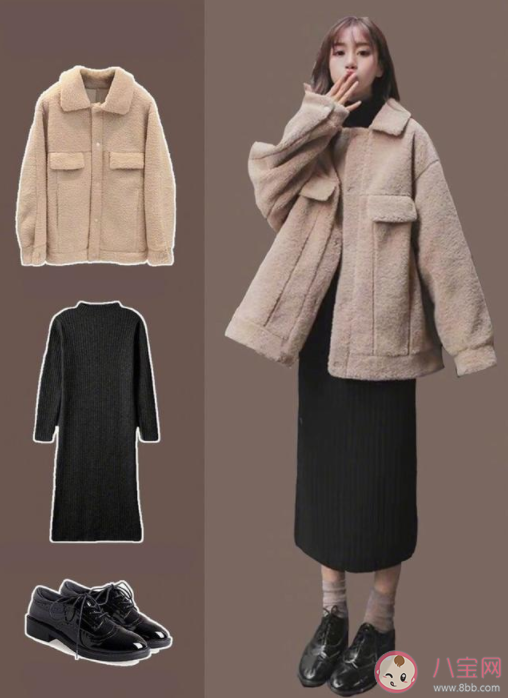 冬季最火時尚單品羊羔毛外套穿搭造型 羊羔毛外套怎么穿搭好看