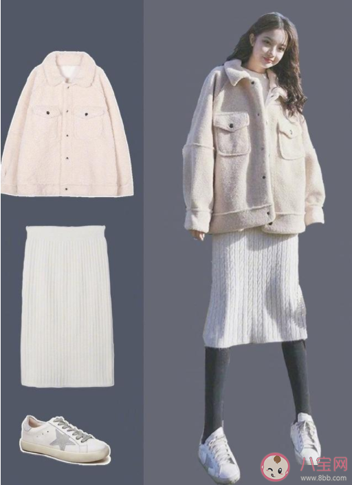 冬季最火時尚單品羊羔毛外套穿搭造型 羊羔毛外套怎么穿搭好看