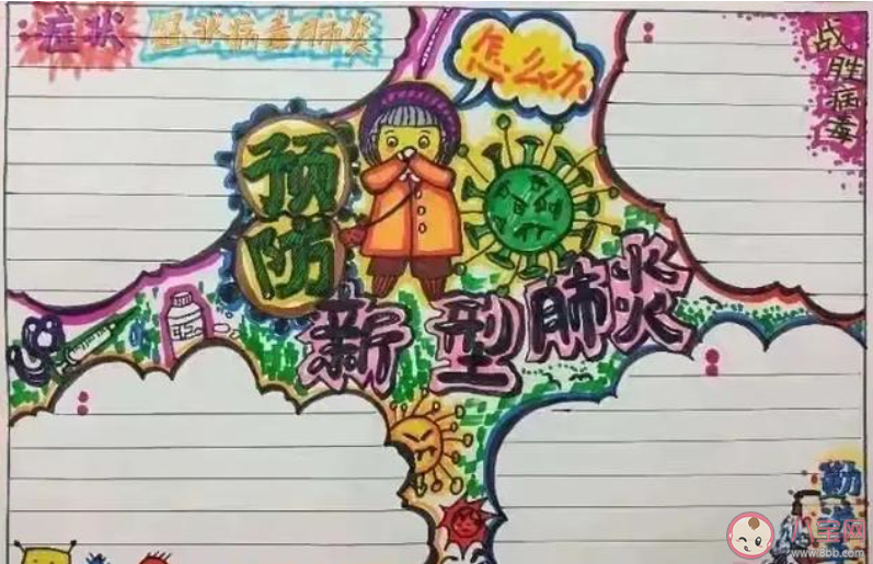 抗疫情的手抄報文案句子內容大全2020  寫在疫情手抄報上的正能量句子