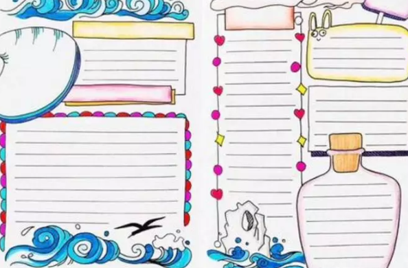 雨水節(jié)氣手抄報(bào)大全 簡(jiǎn)單的雨水手抄報(bào)模板圖片