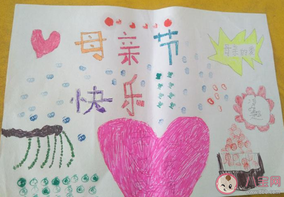 2020小學生母親節手抄報簡單漂亮 2020小學生母親節手抄報圖片模板大全