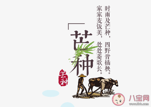 2020今日芒種朋友圈問候語帶字圖片說說 2020芒種節氣暖心問候語配圖