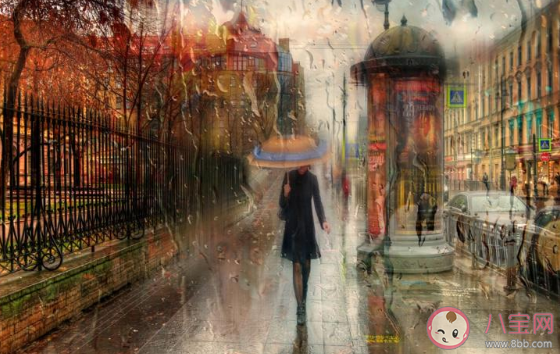 一直下雨的朋友圈心情感言 雨下個不停的朋友圈感慨說說