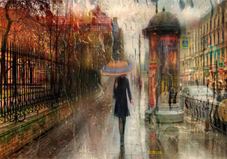 一直下雨的朋友圈心情感言 雨下個(gè)不停的朋友圈感慨說說