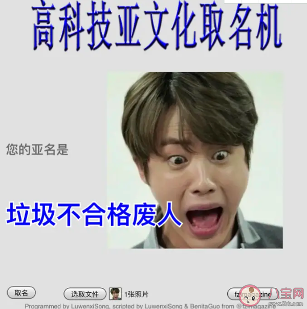 高科技亞文化取名機(jī)是什么意思 高科技亞文化取名機(jī)網(wǎng)址怎么弄