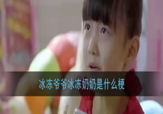 冰凍爺爺冰凍奶奶是什么意思什么梗 冰凍爺爺冰凍奶奶出處是什么