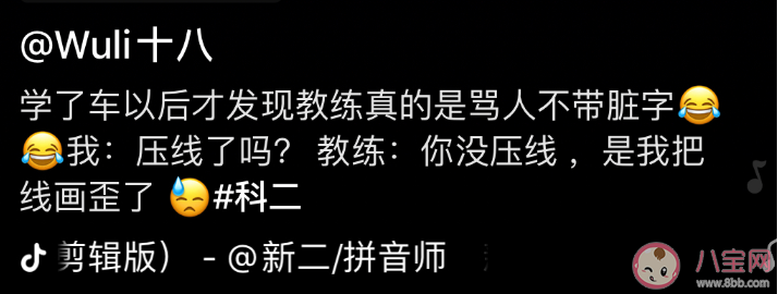 駕校教練說話能有多損 駕校經典搞笑段子語錄