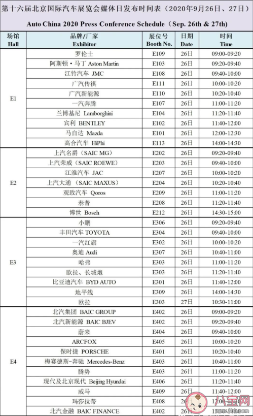 2020北京車展什么時候開始 北京車展怎么預約購票參觀 2020北京車展什么時候開始 北京車展怎么預約購票參觀