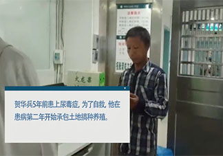 尿毒癥男子包下60畝地自救是什么情況 尿毒癥能治好嗎