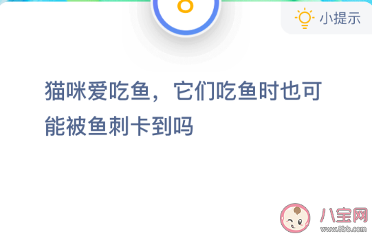 貓咪吃魚時也可能被魚刺卡到嗎 最新螞蟻莊園10月21日答案 貓咪吃魚時也可能被魚刺卡到嗎 最新螞蟻莊園10月21日答案