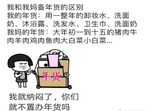 我和我媽備年貨有什么區別 我備年貨vs我媽備年貨對比