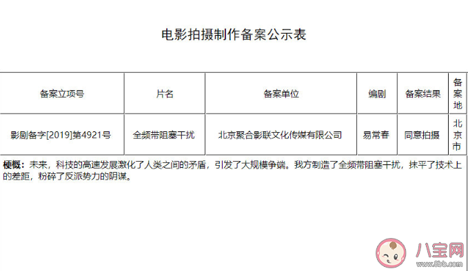 劉慈欣《全頻帶阻塞干擾》將改編成電影是真的嗎 講述了什么故事