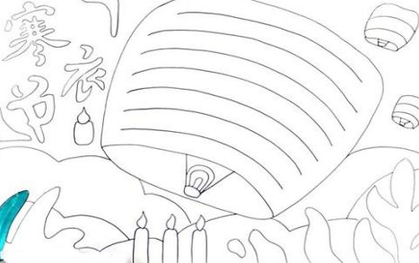 2020寒衣節手抄報大全 簡單的寒衣節手抄報模板