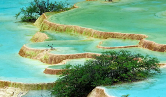 四川黃龍鈣華是怎么形成的 鈣華地貌形成的原因