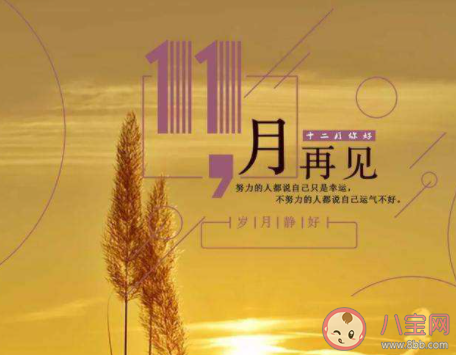 告別11月迎接12月的正能量句子大全 再見11月迎來12月的勵志說說語錄